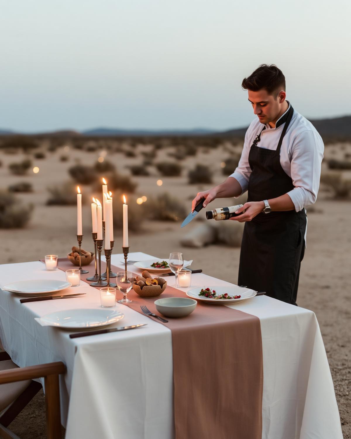 Private chef under the stars